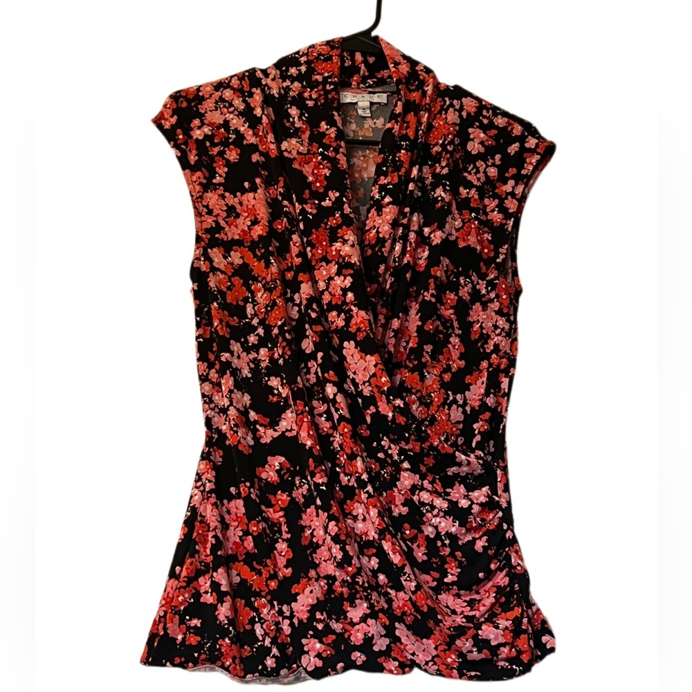 Floral Sleeveless Top around
